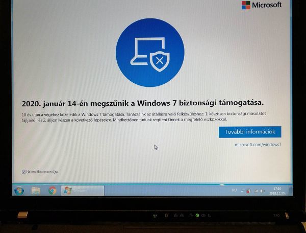 Windows 7, vége, halott, nem biztonságos, elavult, veszélyes, laptop szerviz pécs, számítógép szerviz pécs, laptop szervíz pécs, számítógép szervíz pécs, laptop javítás